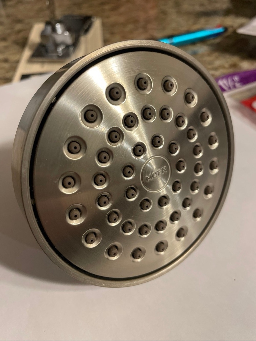 Moen Brushed Nickel Round Shower Head